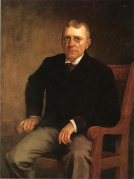 西奧多 尅萊門特 斯蒂爾 Portrait of James Whitcomb Riley